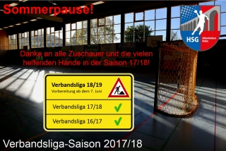 HSG durchsteht schwere Verbandsliga-Saison 2017/18